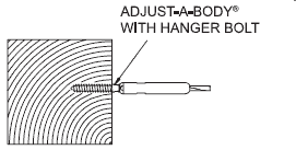 adjust-a-body hanger bolt