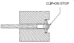 clip-on stop