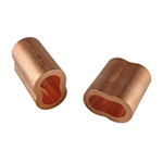 Copper Oval Sleeves